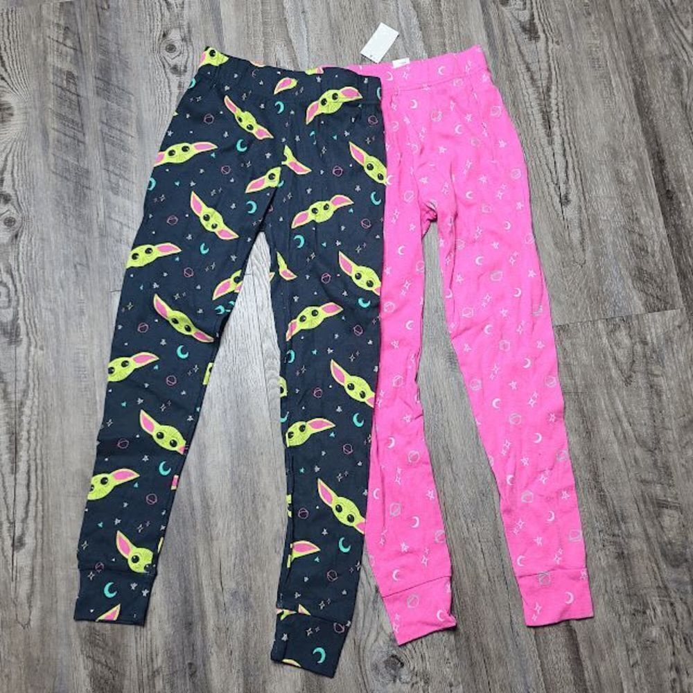 Girls Star Wars Yoda PJ Bottoms Size 10